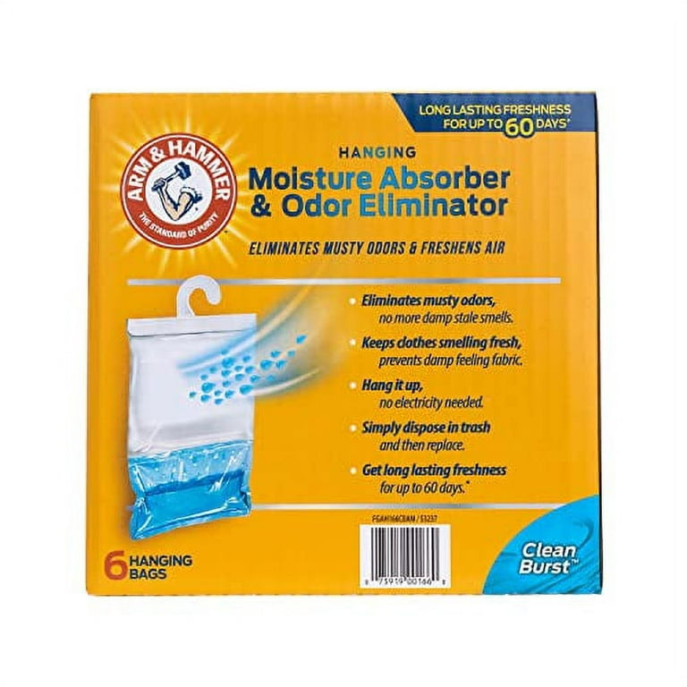 Clean Burst Moisture Absorber and Odor Eliminator 14 oz. Refills - 3 Pack