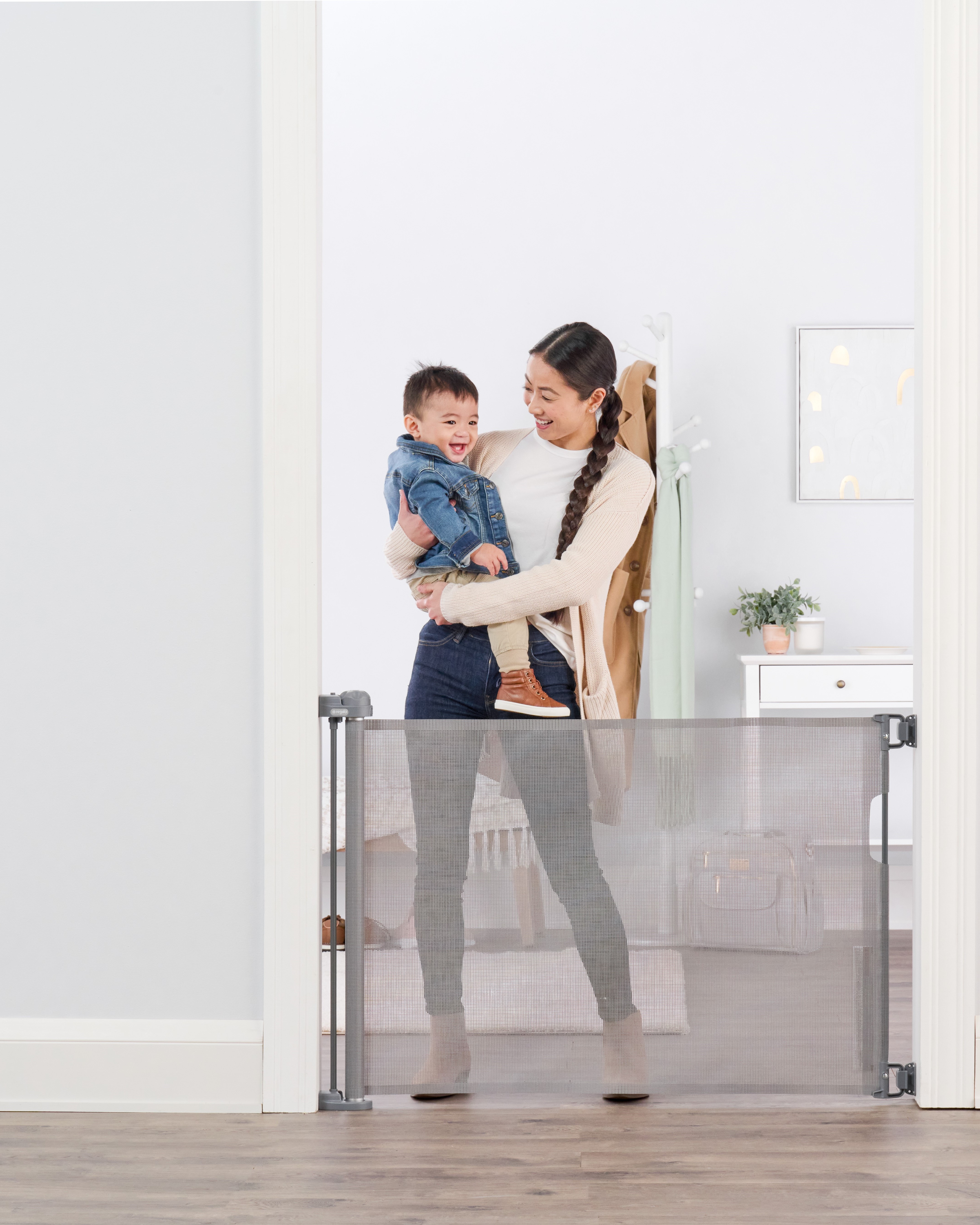 Regalo Retractable Baby Gate, Expands up to 50" Wide, Includes Wall Mounts - image 5 of 5
