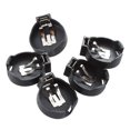 thumbnail image 1 of PCB Hole Plugging Type CR/LIR2450 Button Cell Battery Holder 5 Pcs Black, 1 of 5