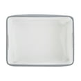thumbnail image 5 of Mainstays Grey Herringbone Canvas Storage Basket with Handles, 5 of 9