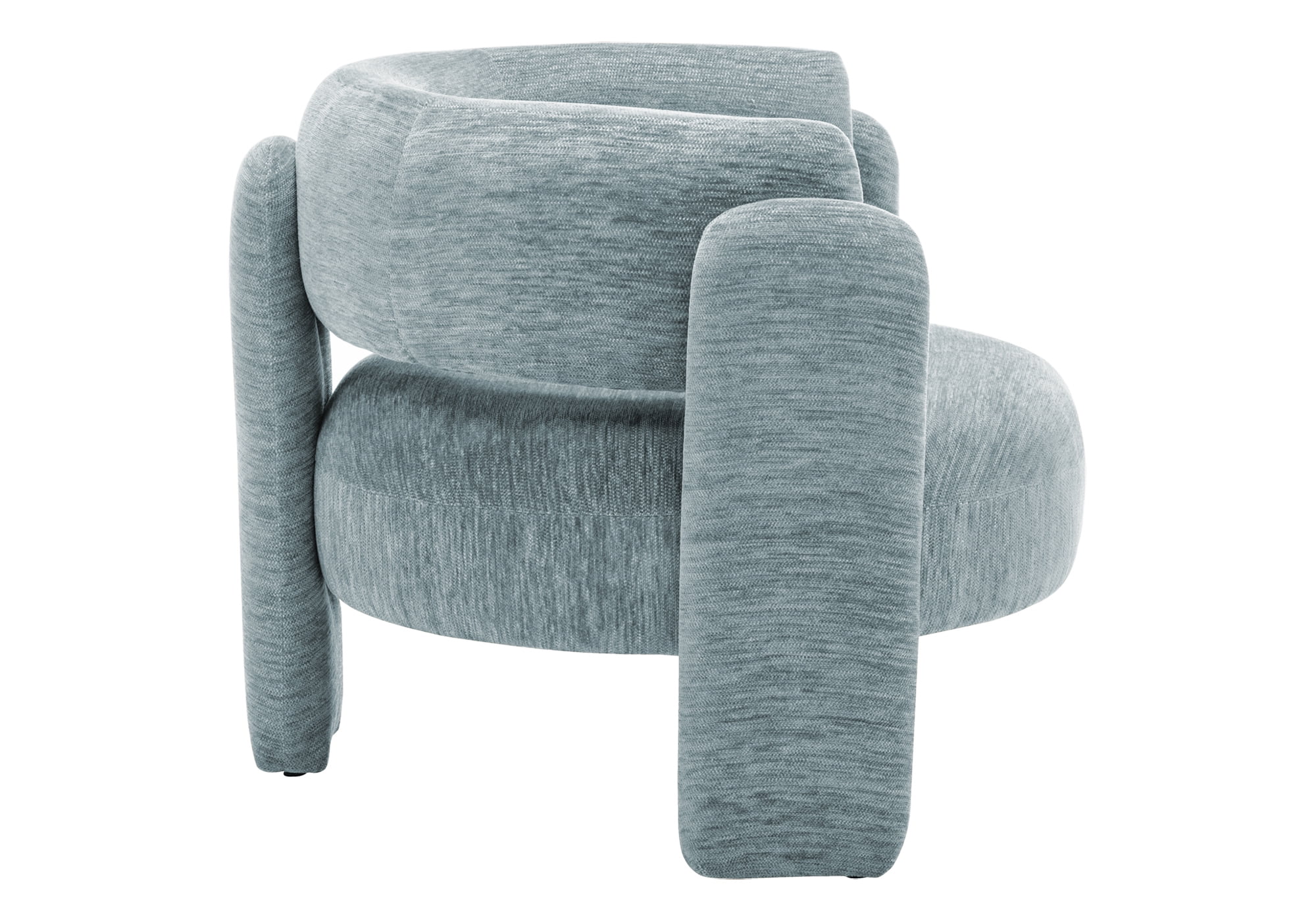 Monarch Specialties - I 8017 Accent Chair, 29"H, Upholstered, Living Room, Bedroom, Light Blue Fabric