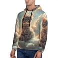 thumbnail image 3 of Daiia Sunshine Cloud Kitten for Men's Fashion Hoodies & Sweatshirts with Kangaroo Pocket Hooded Sweatshirt Breathable & Moisture Wicking-Small, 3 of 7