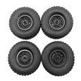 thumbnail image 6 of Yotijar 8 Pieces RC Wheel Tire Tyres for WPL C14 C14K C24 C24K K DIY Upgrade, 6 of 8