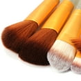 thumbnail image 3 of Set de brochas de maquillaje Yuyangstore 18 piezas Plata dorada, 3 of 8