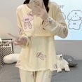 thumbnail image 1 of Maternity Nursing Pajama Set with Easy Access Nursing Cotton Polyester Contrast Print, 1 of 10
