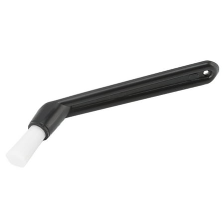

Coffee Machine Cleaning Brush Coffee Cleaning Brush Soft Bristles Plastic Nylon Black Curved Handle For Cafe
