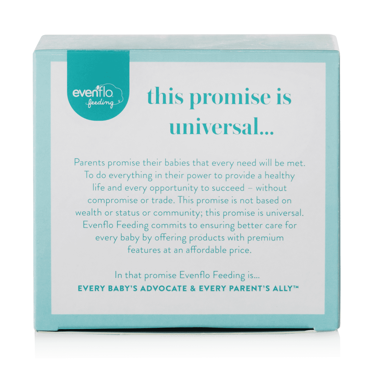 Evenflo Feeding Balance Plus Orthodontic Baby Pacifier 6M+, Aqua, Pack of 6