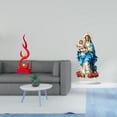 thumbnail image 2 of Figura de llama de resina abstracta, escultura de fuego moderna, artesanía para patio, oficina, estantería, decoración de escritorio de acrílico, ador, 2 of 8