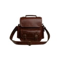 thumbnail image 1 of MOCHILA AVINADA DE PIEL CON TAPA, 1 of 4