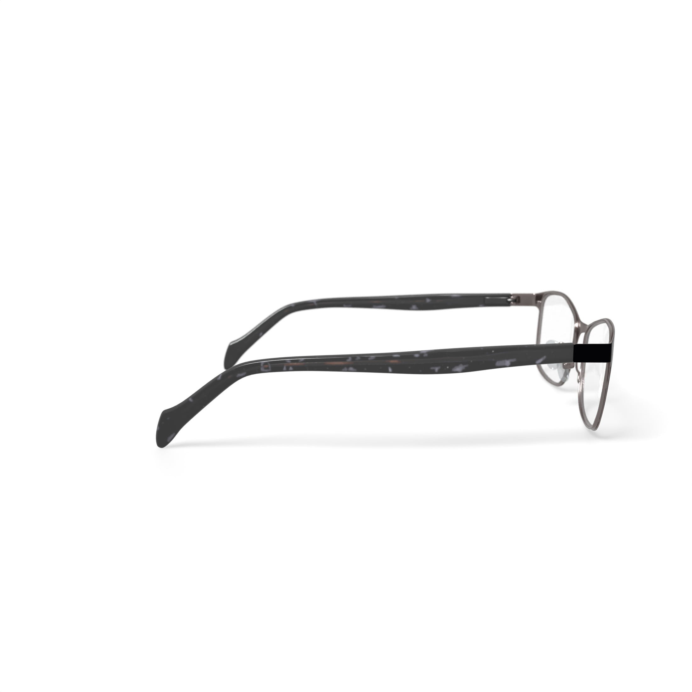 Laura Ashley Women's Emma Rectangular Prescription Eyeglasses with Case, Black