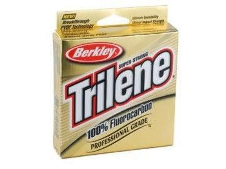 Berkley Trilene® 100% Fluorocarbon Fishing Line, Clear, 12 lb Test Strength, 110 yd