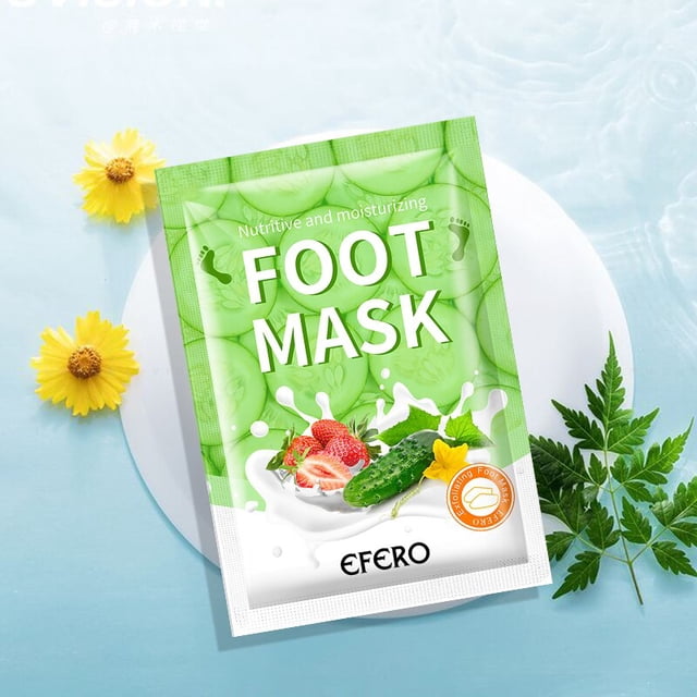 Efero-mascarilla exfoliante de Aloe para pies, calcetines para pedicura, antigrietas, parche para eliminar la piel del pie, 2 unidades = 1 par gym unisex