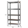 thumbnail image 4 of IVV 5-Tier Adjustable Storage Rack, Heavy Duty Galvanized Steel Shelving Unit, for Garage, Basement, Warehouse, Pantry, Closet, Kitchen, Load 175LBS Per Shelf, Gray, 4 of 8