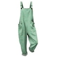 thumbnail image 6 of NMMUED Baggy Overalls for Women Bib Overalls Women Wide Leg Overalls for Women Wide Leg Jumpsuits for Women One Piece Jumpsuits for Women, Mint Green L, 6 of 6
