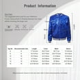 thumbnail image 5 of HULIJA Kids Jackets Girls Boys Shiny Sequins Baseball Coat Jacket Dance Bomber Tops Outwear Purple 16, 5 of 5
