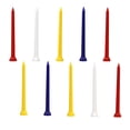 thumbnail image 1 of Tazas de golf de 10 piezas hechas de plástico profesional de 83mm Sunnimix Tees de golf, 1 of 7