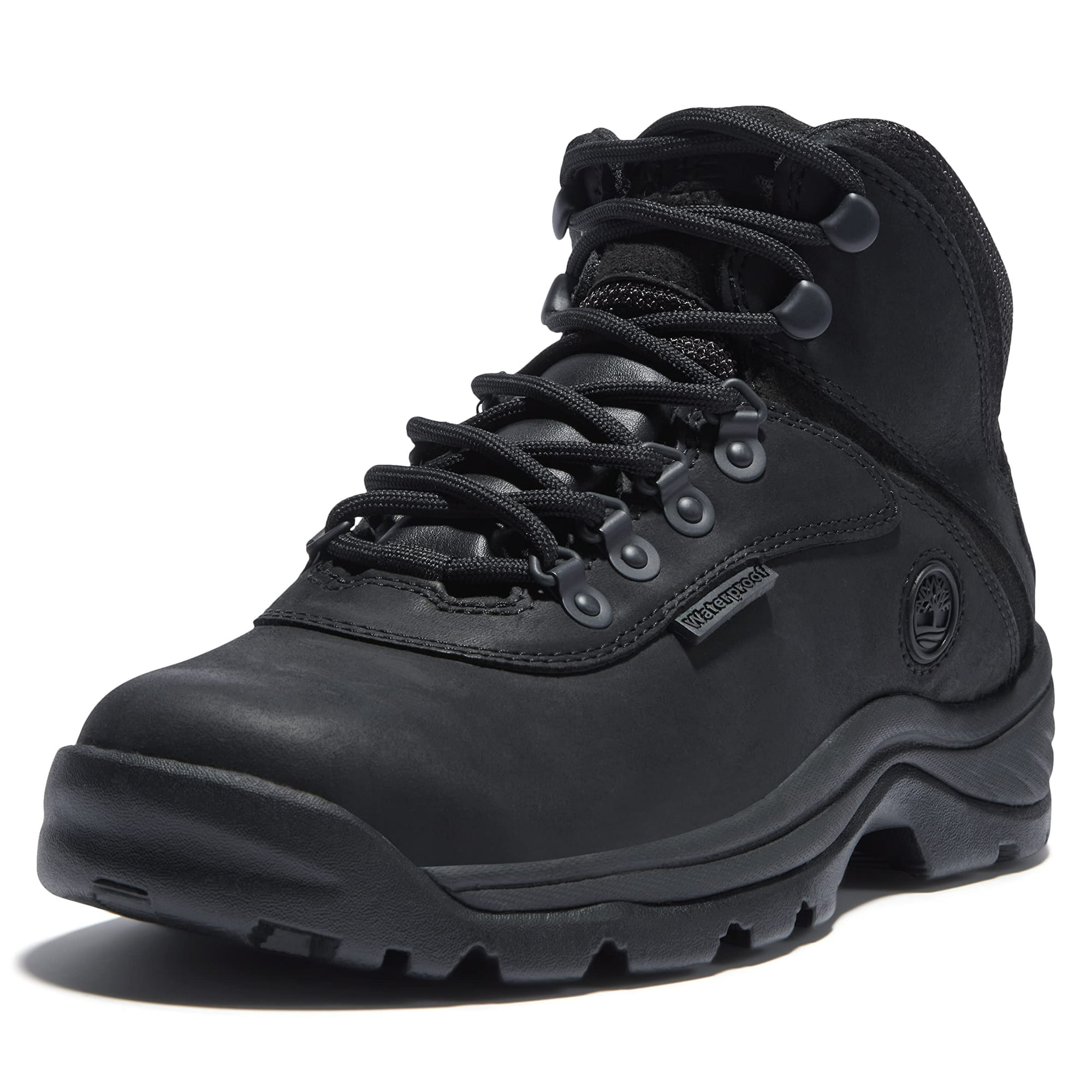 Timberland Women s White Ledge Mid Ankle Hiking Boot Black Full Grain 8 Walmart