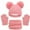 Watermelon Red Baby Hats, variant on Clearance Sales kttectoa Newborn Hats for Girls Kids Winter Beanie Hat Double Hair Ball Warm Knit Thick Ski Cap Scarf Gloves Hat Set for Girls Boys Toddler Winter Hat Baby Winter Hat Toddler Hat