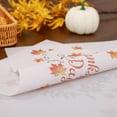 thumbnail image 6 of Thanksgiving Placemats Set of 4 Fall Place Mats Pumpkin Maple Leaves Table Mats Washable Non-Slip Heatproof Woven Placemats for Dining Table (18" X 12"), 6 of 6