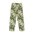 thumbnail image 4 of Kdxio Lilies Flowers Print Men's Sleep Pajama Pant Lounge Pants with Pockets, 4 of 8