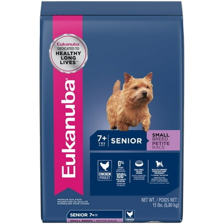Eukanuba Small Breed Senior Dry Dog Food, 15 Lb (Best Small Dog Breeds For Seniors)
