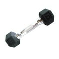 thumbnail image 1 of CAP Barbell Coated Hex Dumbbell, Single 3 - 100 lb, 1 of 6