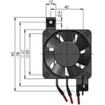 thumbnail image 3 of 110V Mini Air Heating Constant Temperature Insulation PTC Thermistor Heater Element With Fan(12V/250W), 3 of 8
