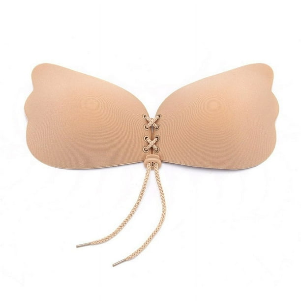 Sujetador adhesivo Push Up Invisible sin espalda, cubre pezones mágicos, sujetador sin tirantes exclusivo para vestidos de novia C