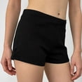thumbnail image 4 of LWavelet Women's Solid Maroon High Waist Denim Shorts, Stretchy Slim Fit, Casual Summer & Clubwear Bottoms Black S, 4 of 5
