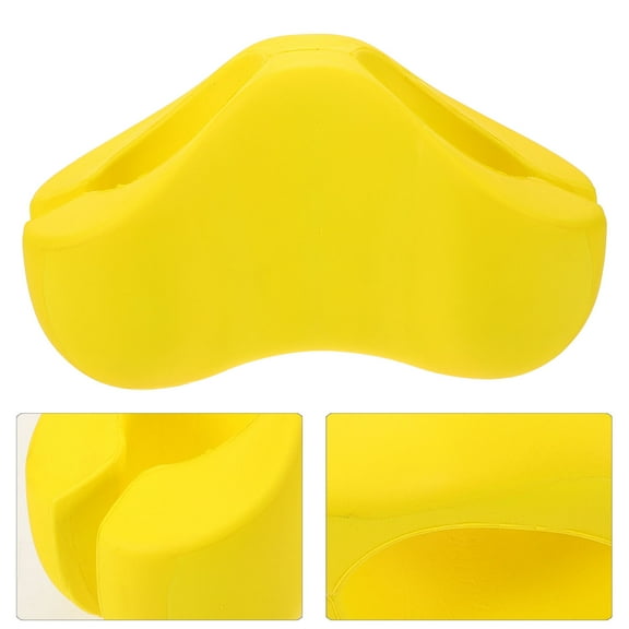 Raindrops Swim Pull Buoy Kick Board for Training Comfortable Soft Material Yellow