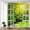 Green,white, variant on Forest Scenic Shower Curtain – Rainforest Green Tree Spring Summer Nature Landscape – Perfect for Camping-Themed Bathrooms – Waterproof Fabric with Hooks – Transform Your Space into a Tranquil Jun