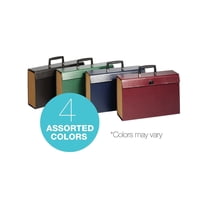 Pendaflex 19-Pocket File Express Case Legal - 8 1/2" x 14" Sheet Size - 19 Pocket(s) - Fiberboard - Black, Blue, Green, Burgundy - 1.80 lb - Recycled - 1 Each