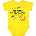 thumbnail image 3 of Inktastic I Love My Gigi to the Moon and Back Boys or Girls Baby Bodysuit, 3 of 5