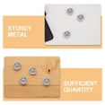 thumbnail image 3 of Shisuyan Metal Clips And Fasteners Silver 100Pcs 0.6x0.6x0.2In, 3 of 9