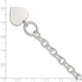thumbnail image 5 of Sterling Silver Engraveable Heart Bracelet (7.5 X 19) Made In Thailand qg1462-7.5, 5 of 5