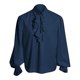 thumbnail image 1 of Camisas Para Hombre Slim Fit Camisa de corte vintage gótica para hombre Camisa de manga larga con dobladillo y cuello doblado hacia abajo (Blue, XXL), 1 of 5