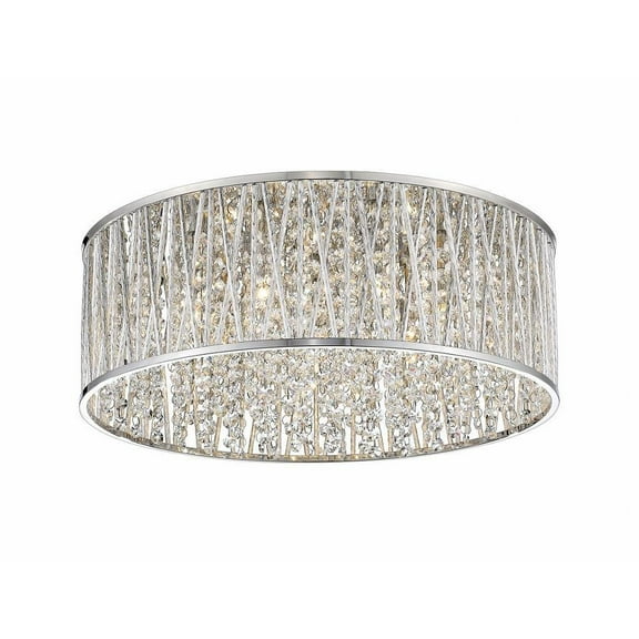 7 Light Flush Mount in Whimsical Style 19 inches Wide By 7.25 inches High Bailey Street Home 372-Bel-2959290