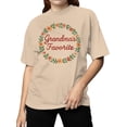 thumbnail image 2 of Grandma's Favorite Floral Design Women's T-shirt, 2 of 3