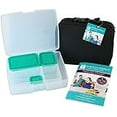 thumbnail image 2 of Bentology Lunch Bag with Bento Box - Includes Insulated Lunch Box Tote, 5 Portion Control Containers and Portion Control Guide, 2 of 3