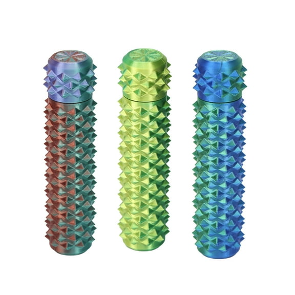 Pain Stim Fidget Toys for Adults: Rotating Spiky Grippie for Anxiety Relief ,Pain Stim Fidget for Stress Office Classroom Desk (3 pack),Color Mixing 1