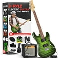 thumbnail image 1 of Pyle Kit de Guitarra Eléctrica con Amplificador, Instrumento de Tamaño Completo con Pastillas Humbucker, Amplificador de Guitarra y Accesorios para Principiantes, 39" Verde, 1 of 5