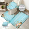 thumbnail image 3 of 4 Pcs Science Fiction Shower Curtain Sets with Rugs for Bathroom Decor,Astronaut Space Bathroom Shower Curtain Sets,Solar Eclipse Bathroom Sets with Shower Curtain and Rugs, 3 of 7