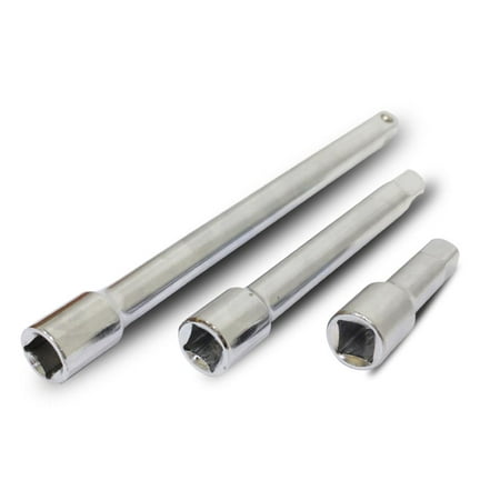 

3 Piece 1/2 Drive Extension Bar Set With 3 Sizes Of Extensions (Hawk: TP-14866)