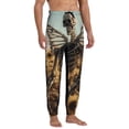 thumbnail image 4 of Kdxio Skull Butterfly Sunflower Pattern Joggers,Sweatpants for Men with Pockets-Medium, 4 of 5