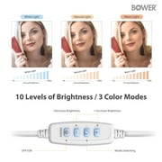 Bower 24-inch Flexible LED Ring Light Desk Clip