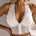 thumbnail image 2 of Tbopshirt Smooth Comfort Woman's Lace Straps Wire-Free Beauty Back Wrap Hollow Out Bra Underwear, 2 of 5