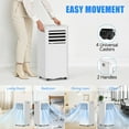 thumbnail image 5 of Frostorm White 12000 BTU Portable Air Conditioner,Air Conditioner Up Cooling Range to460 Sq.ft,4 in 1 with Remote Control,WiFi Control, Sleep Mode, Windows Kit, 5 of 9