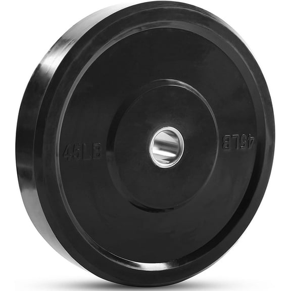 JFIT Olympic Bumper Weighted Plate 2”, 45 LB Single Plate