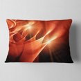 thumbnail image 2 of Designart Abstract Warm Brown Fractal Design - Contemporary Abstract Throw Pillow - 12x20, 2 of 5