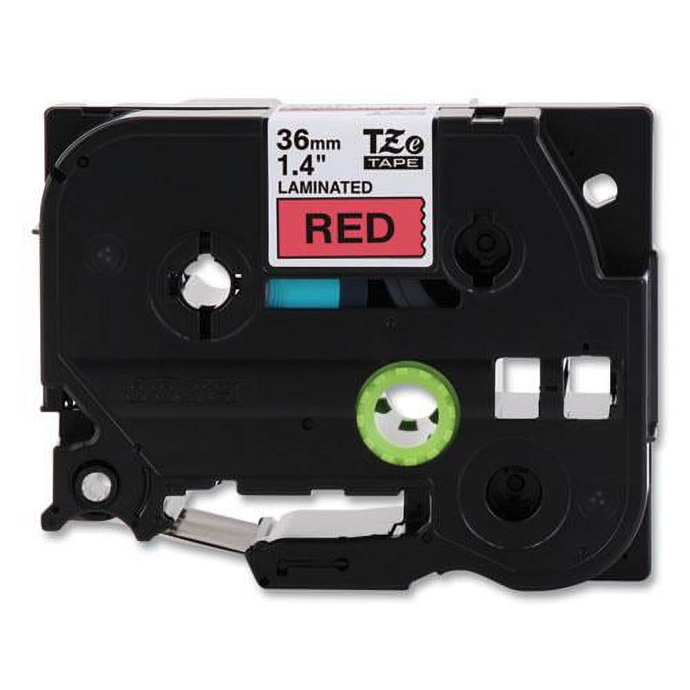 Brother P-Touch TZe-461, Black on Red Label Laminated Tape, 1.4 in x 26.2 ft - image 2 of 5